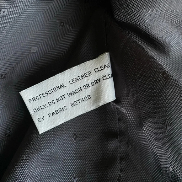 Vintage Leather Jacket Men’s Large Brown 100% Lambskin Roundtree & Yorke - Picture 5 of 8